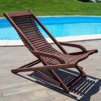San Marco - Klappbarer Teakholz-Liegestuhl für Poolmöbel von SAN MARCO