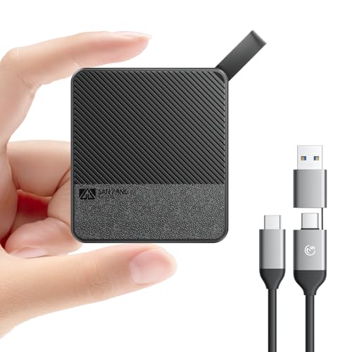 SAN ZANG MASTER Externe Festplatte 4TB,560 MB/s Lesen, 520 MB/s Schreiben,USB 3.2 Gen.1, Festplatte Extern für PC, Smartphone, und Spielekonsolen, S5Plus von SAN ZANG MASTER