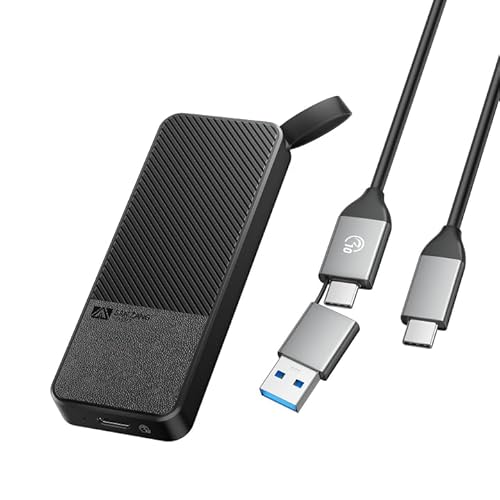 SANZANG Master Externe SSD 2TB Portable SSD Externe Festplatte SSD Für iPhone 15+ Typ-C-Smartphones, PS5, Xbox, Laptop, MacBook/Pro/Air und mehr von SAN ZANG MASTER