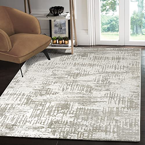 SANAT Teppiche für Wohnzimmer - Harmony - Kurzflor Teppich, Geeignet für Flur, Esszimmer, Schlafzimmer, Küche und Kinderzimmer Öko-Tex 100 Zertifizier - Sanft-Beige, 160X220 cm von SANAT