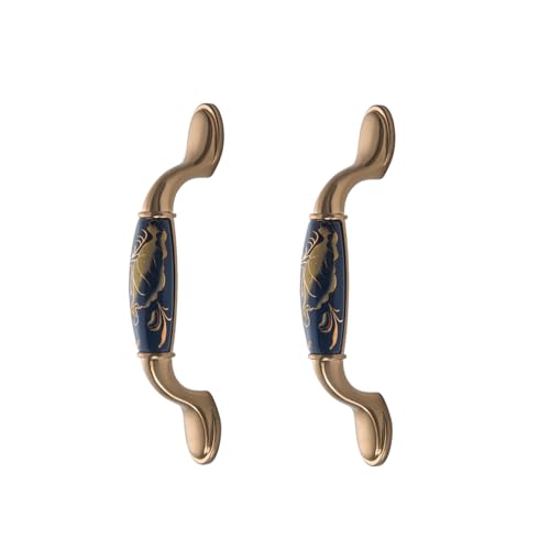 Keramik Griffe 2 Stücke Chinesischen Stil Keramik Griff Schublade Schrank Schrank Tür Zieht Hardware 145 * 19 5 * 38mm von SANCHAKOU