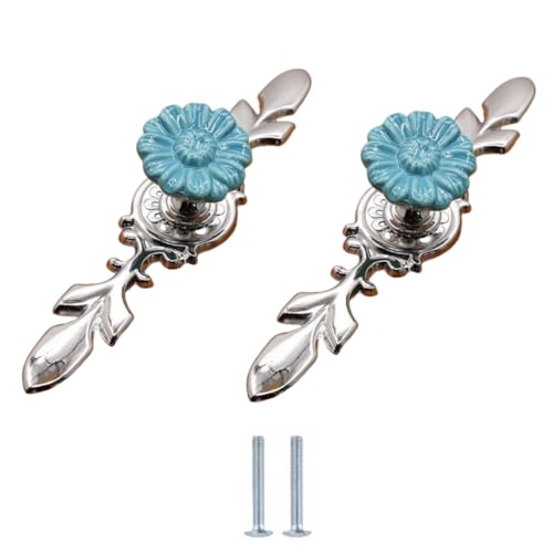 Keramik Schrankgriffe 2 Stück Blaue Keramikgriffe Für Schränke Schubladen Kleiderschränke Runde Zinklegierung Einlochknöpfe Chrysantheme Groß Keramik Schrankgriffe 2 Stück Blaue Keramikgriffe Für Schränke Schubladen Kleiderschränke Runde Zinklegierung Einlochknöpfe Chrysantheme Groß von SANCHAKOU