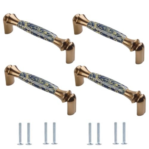 Keramikknäufe 4 Stück Keramik Schrank Kleiderschrank Schuhschrank Schubladengriffe 105 * 19 * 26mm von SANCHAKOU