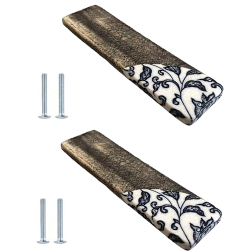 SANCHAKOU Keramik Griffe 2 Stück Keramikgriffe Im Chinesischen Stil Für Schrankschubladen 147 X 40mm B Stil SANCHAKOU Keramik Griffe 2 Stück Keramikgriffe Im Chinesischen Stil Für Schrankschubladen 147 X 40mm B Stil von SANCHAKOU