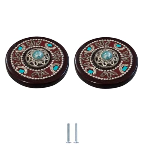 SANCHAKOU Keramikknäufe 2 Stücke Schrankknöpfe Kleiderschrank Schublade Legierung Griff Blau 47 * 30mm SANCHAKOU Keramikknäufe 2 Stücke Schrankknöpfe Kleiderschrank Schublade Legierung Griff Blau 47 * 30mm von SANCHAKOU