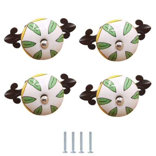 SANCHAKOU Keramikknäufe 4 Stück Keramik Schranktürgriffe 74 X 40mm Chinesischer Stil Schubladengriff Mit Einzelloch Kleiderschrankgriff Schwarz Lila SANCHAKOU Keramikknäufe 4 Stück Keramik Schranktürgriffe 74 X 40mm Chinesischer Stil Schubladengriff Mit Einzelloch Kleiderschrankgriff Schwarz Lila von SANCHAKOU