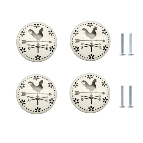 SANCHAKOU Schrankgriffe 4 Stücke Tier Keramik Kinderzimmer Griff Kleiderschrank Schublade Einloch Türknopf Hahn SANCHAKOU Schrankgriffe 4 Stücke Tier Keramik Kinderzimmer Griff Kleiderschrank Schublade Einloch Türknopf Hahn von SANCHAKOU