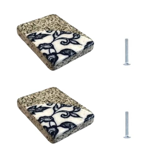 SANCHAKOU Schrankgriffe Vintage 2 Stück Keramikgriffe Im Chinesischen Stil Für Schrankschubladen 52 X 40mm A Stil SANCHAKOU Schrankgriffe Vintage 2 Stück Keramikgriffe Im Chinesischen Stil Für Schrankschubladen 52 X 40mm A Stil von SANCHAKOU