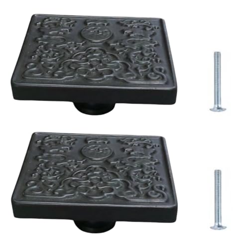 SANCHAKOU Schrankknöpfe 2 Stück Keramikgriffe Im Chinesischen Stil Für Schrank Schublade Kommode Zieht Schwarz 75 X 32mm SANCHAKOU Schrankknöpfe 2 Stück Keramikgriffe Im Chinesischen Stil Für Schrank Schublade Kommode Zieht Schwarz 75 X 32mm von SANCHAKOU