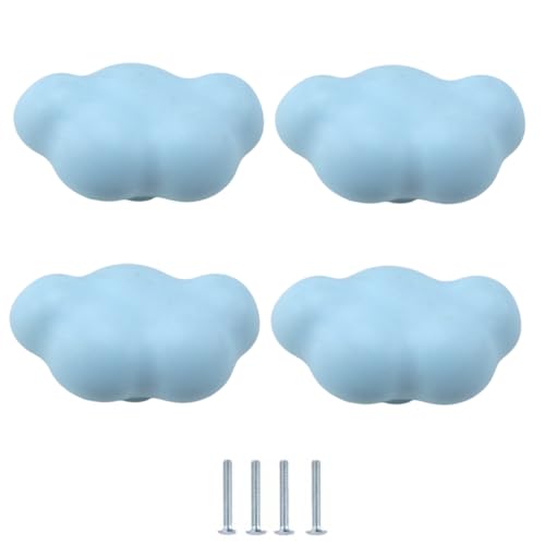 Schrankgriffe 4 Stück Farbe Matt Wolke Stern Keramik Kleiderschrank Tür Schublade Möbelgriffe Blaue Wolke Schrankgriffe 4 Stück Farbe Matt Wolke Stern Keramik Kleiderschrank Tür Schublade Möbelgriffe Blaue Wolke von SANCHAKOU