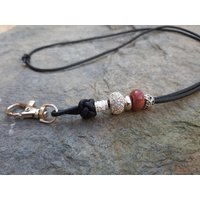 Pfeifenband, Nappaleder Schwarz, Ohne Hundepfeife von SANCHOdoglove