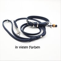 Set Für Welpen Bestehend Aus Hundeleine Und Halsband Fettleder von SANCHOdoglove