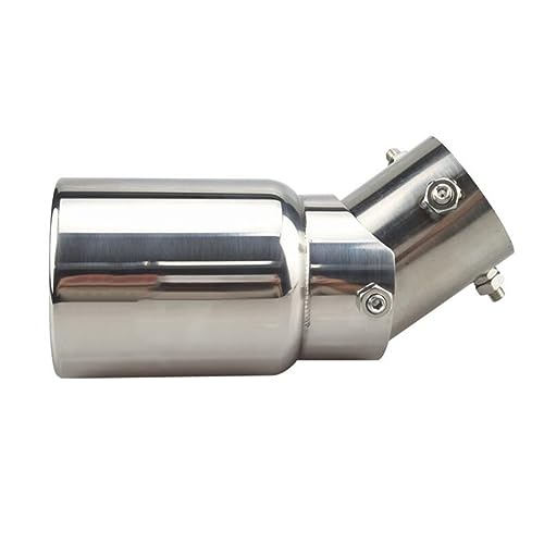 SANDNE Auspuff Endrohr Automobil-Auspuffspitze Endschalldämpfer 38–54 Mm Einlass Verstellbarer Winkel Verstellbar Edelstahl Auto Endrohre (Größe : A) von SANDNE