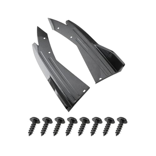 SANDNE Trittbretter Schweller Universal Auto Spoiler Hinten Stoßstange Streifen Lip Diffusor Splitter Scratch Protector Auto Tuning Zubehör Carbon Faser Auto Seitenschweller (Größe : Carbon) von SANDNE