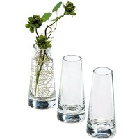 Vase Solo Mini Glas 12cm Ø3,5cm klar - Sandra Rich von SANDRA RICH