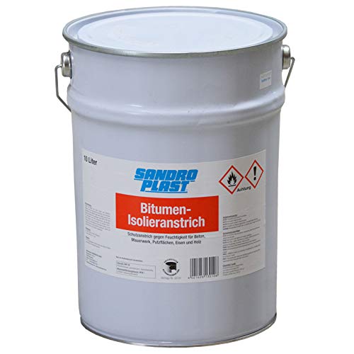 SANDROPLAST Bitumen Isolieranstrich 10 Liter von SANDROPLAST