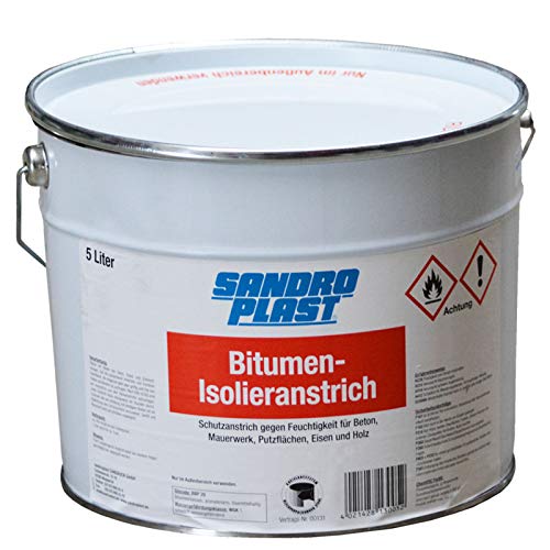 SANDROPLAST Bitumen Isolieranstrich 5 Liter von SANDROPLAST