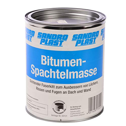 SANDROPLAST Bitumen Spachtelmasse 1kg von SANDROPLAST