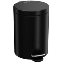 Abfalleimer 5 l, schwarz matt slzn 11V - Sanela von SANELA