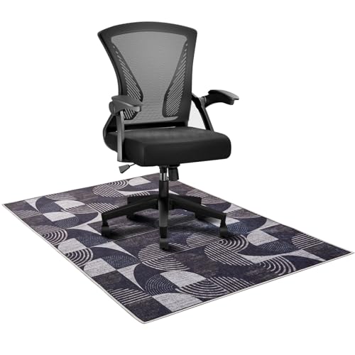 Bürostuhlmatte, 91,4 x 121,9 cm, Schreibtischstuhl-Matten, stabile Stuhlmatte für Hartholzböden, Büroteppich mit rutschfester Unterseite, niedrige Flor-Bodenmatte für Bürostuhl, leicht zu reinigen Bürostuhlmatte, 91,4 x 121,9 cm, Schreibtischstuhl-Matten, stabile Stuhlmatte für Hartholzböden, Büroteppich mit rutschfester Unterseite, niedrige Flor-Bodenmatte für Bürostuhl, leicht zu reinigen von SANGFOR