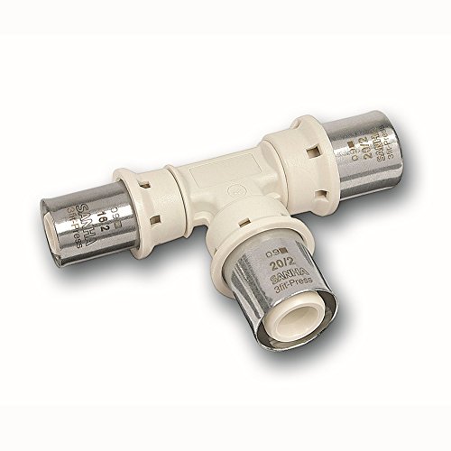 Alu-Verbundrohr Pressfitting SANHA PPSU T-Stück reduziert 26 x 20 x 20 mm von SANHA