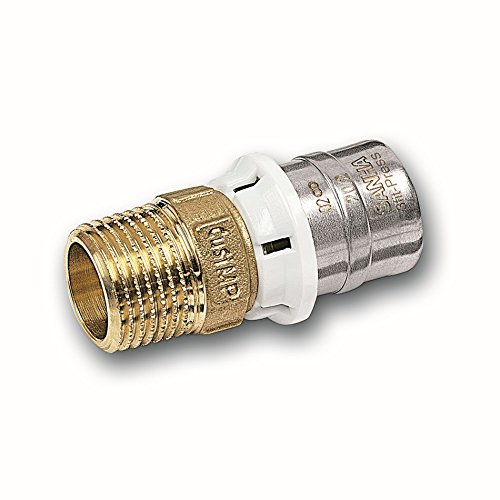 Alu-Verbundrohr Pressfitting bleifrei SANHA Übergangsnippel mit AG 26 mm x 1 " von SANHA