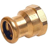 Sanha - Pressmuffe mit Innengewinde 33x42, für Kupfer Durchmesser 28mm. von SANHA