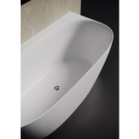 Saniclass - riho Omega B2W Badewanne, 170x80x59cm, 190 Liter, weiß glänzend, von SANICLASS