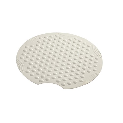 SANIMIX runde Duscheinlage, Duschmatte, Sicherheitseinlage für die Dusche Modell Bubbles Größe: Ø54cm Farbe: Weiss von SANIMIX