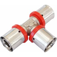 Pex Pressfitting T-Stück 20x20x20mm - für Alu Mehrschicht Verbundrohr - Verpressung mit U-Profil von SANIMIX24