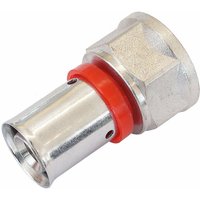 Pex Pressfitting Übergang 20x3/4 Zoll mit Innengewinde - Muffe für Alu Mehrschicht Verbundrohr - Verpressung mit U-Profil von SANIMIX24