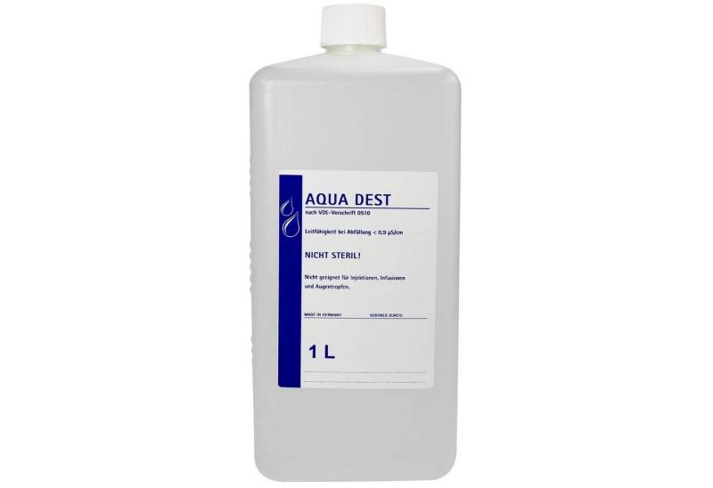 SANISMART Destilliertes Wasser Aqua Dest 1 L destilliertes Wasser von SANISMART