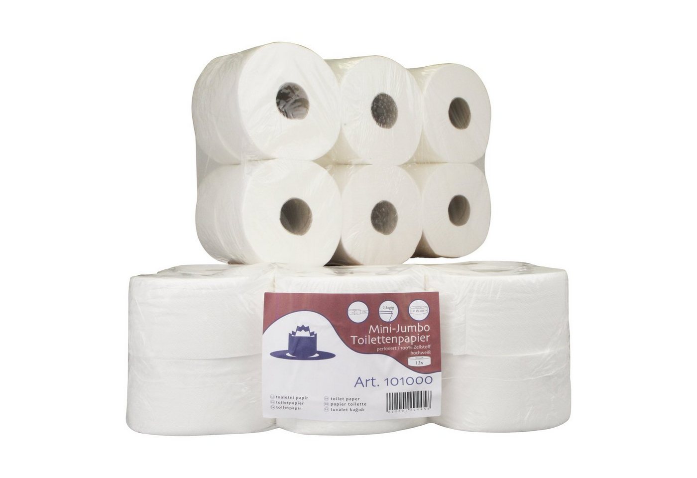 SANISMART Papierhandtuch Toilettenpapier 2-lagig von SANISMART