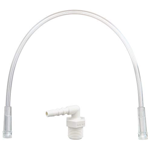 binoa PVC-Schlauch für Atemgasbefeuchter, Weiß, 0.33 Meter, Indoor-Gebrauch von binoa