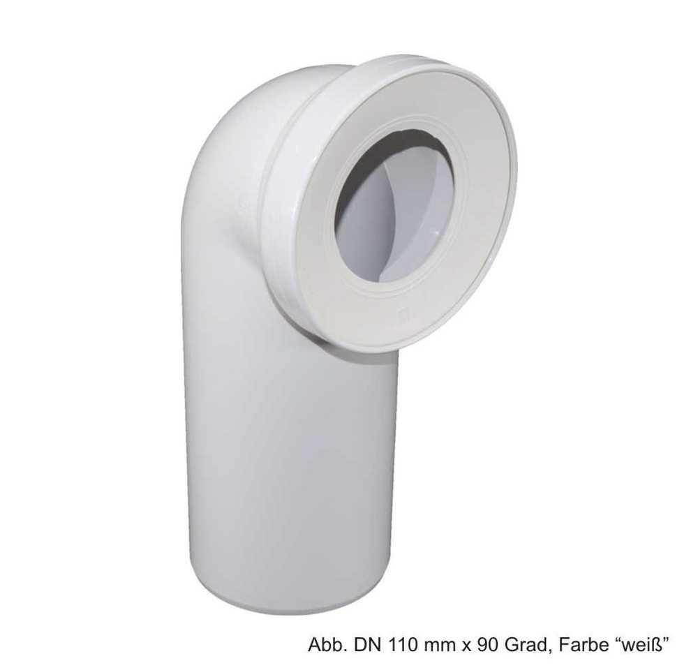 SANIT Unterputz-Spülkasten Universal-WC-Anschlussbogen 90 Grad mit Gummilippendichtung DN 110 mm SANIT Unterputz-Spülkasten Universal-WC-Anschlussbogen 90 Grad mit Gummilippendichtung DN 110 mm von SANIT
