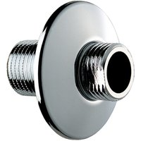 Gerade Verbinder mit Rosette – verchromtes Messing – MM – 20x15 – L43 von SANITAIRE-DISTRIBUTION