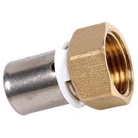 PER-Verschraubung mit gerader Pressung - Drehbare Mutter 15x21 - Ã˜12Â von SANITAIRE-DISTRIBUTION
