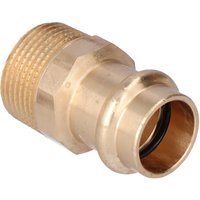 Übergangsnippel, Außengewinde, 18x3/4 Bronze B Press Übergangsnippel, Außengewinde, 18x3/4 Bronze B Press von SANITAIRE-DISTRIBUTION