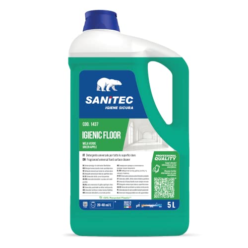 Sanitec Hygienic Floor Bodenreiniger, 5 kg – grüner Apfel und Beeren von SANITEC igiene sicura