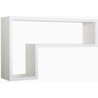 Sanitec - Dekorativer wandregal mod. Lettera farbe eiche gebleicht von SANITEC