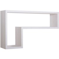 Sanitec - Dekorativer wandregal mod. Lettera farbe eiche imperial von SANITEC