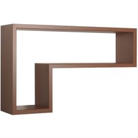 Dekorativer wandregal mod. Lettera farbe kirschbaum von SANITEC