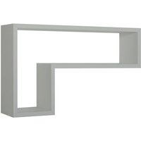 Sanitec - Dekorativer wandregal mod. Lettera farbe steingrau von SANITEC