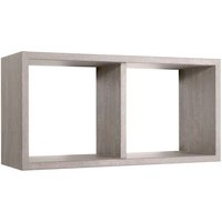 Rechteckiges wandregal mit 2 fächern mod. Morgana Maxi farbe eiche grau Rechteckiges wandregal mit 2 fächern mod. Morgana Maxi farbe eiche grau von SANITEC