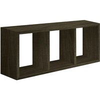 Ahd Amazing Home Design - Moderne Wandregal Tristano mit 3 rechteckigen Fächern - Dunkel Grau von AHD AMAZING HOME DESIGN
