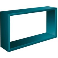 Modularredo - Wandregal Würfel rechteckig modernes Design Artù Farbe: Blau von SANITEC