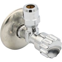 Sanitop Wingenroth - Eckventil mit Rosette 3/8' x 10 mm selbstdichtend von SANITOP WINGENROTH