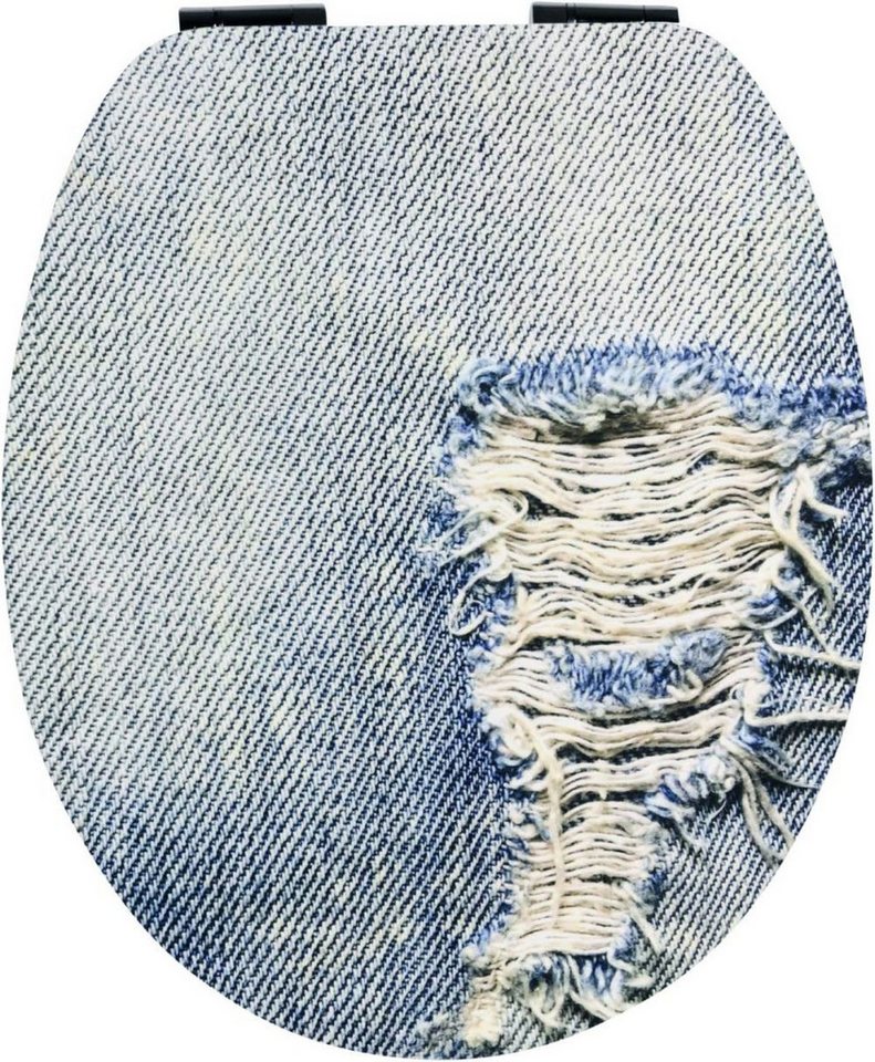 SANITOP WINGENROTH WC-Sitz DENIM BLUE, Toilettendeckel, MDF Holzkern Sitz mit Absenkautomatik SANITOP WINGENROTH WC-Sitz DENIM BLUE, Toilettendeckel, MDF Holzkern Sitz mit Absenkautomatik von SANITOP WINGENROTH