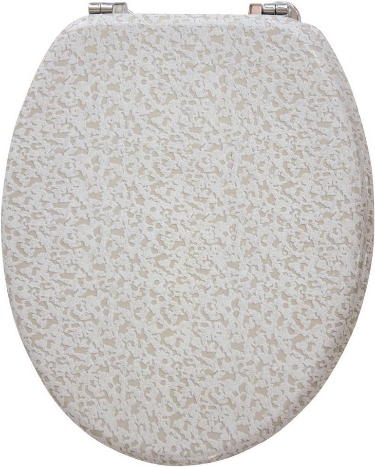 SANITOP WINGENROTH WC-Sitz WC-Sitz Venezia Goldeffekt, Toilettensitz, WC-Brille aus Holz (1-St) von SANITOP WINGENROTH