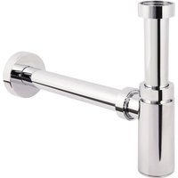 Sanitop-Wingenroth Design Siphon in chrom, Flaschensiphon in 1 1/4 x 32 mm, Reinigungsöffnung, Geruchsverschluss für Waschbecken, Tassensiphon 290 mm Sanitop-Wingenroth Design Siphon in chrom, Flaschensiphon in 1 1/4 x 32 mm, Reinigungsöffnung, Geruchsverschluss für Waschbecken, Tassensiphon 290 mm von SANITOP WINGENROTH